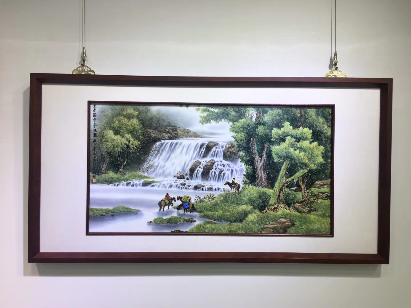 景德镇瓷板画：茶马古道系列