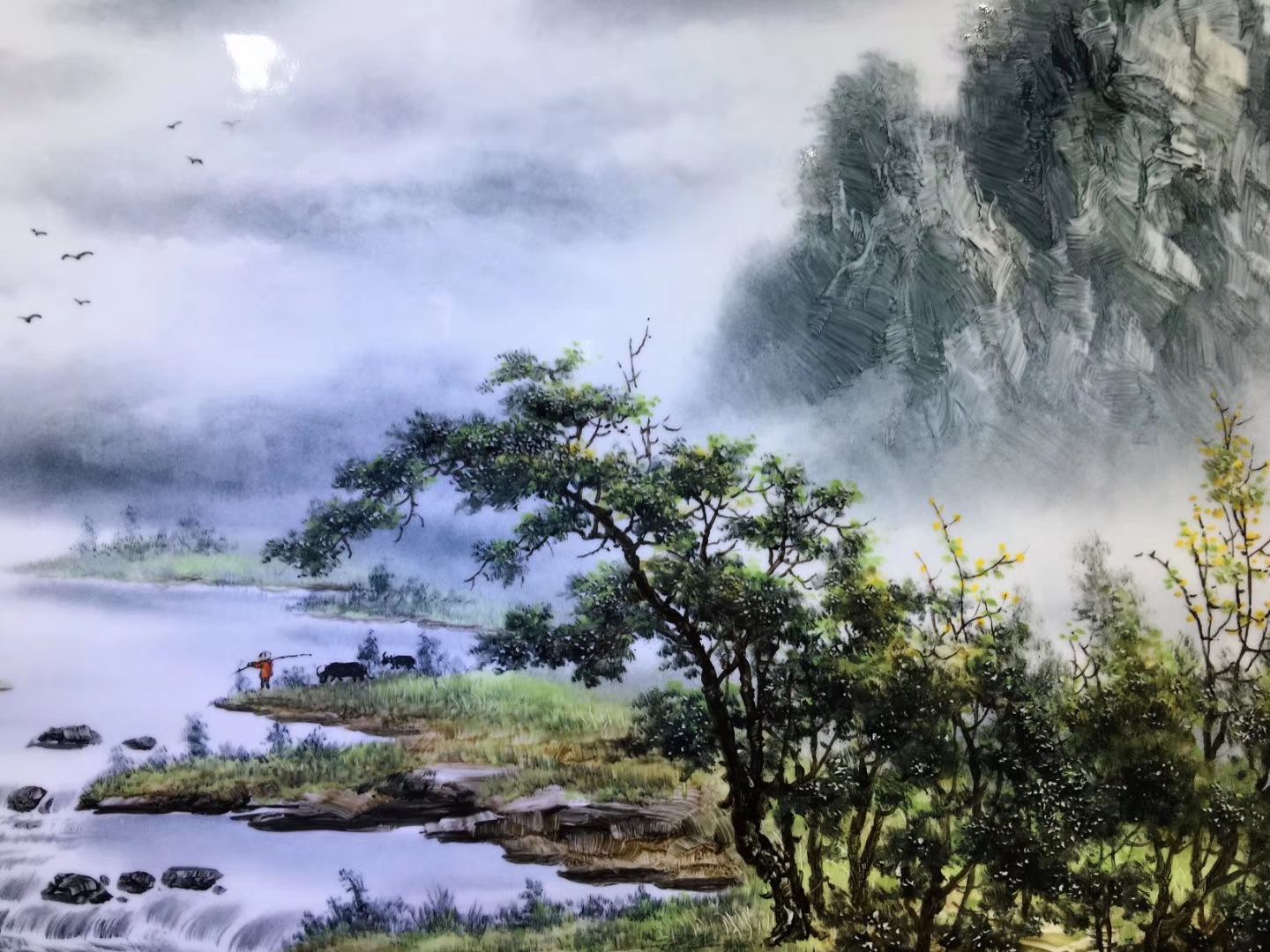 景德镇风景瓷板画